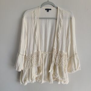 American Eagle Outfitters Open-Front Kimono Cardigan